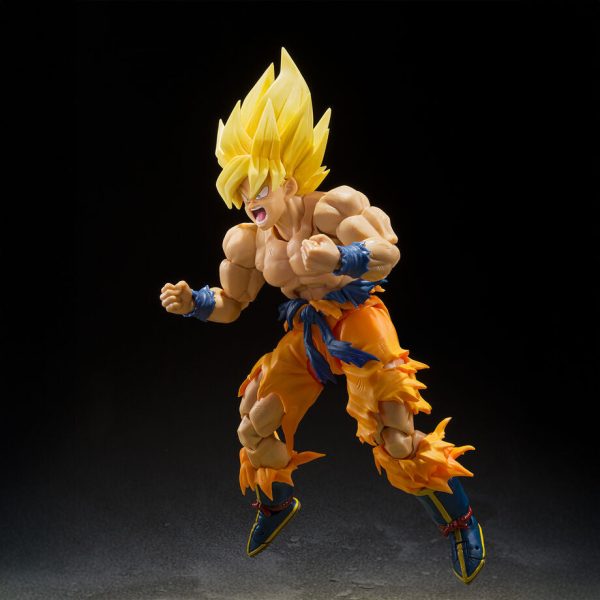 Figura Legendary SUPER SAIYAN SON GOKU DRAGON BALL Z SH FIGUARTS BEST SELECTION - Imagen 3