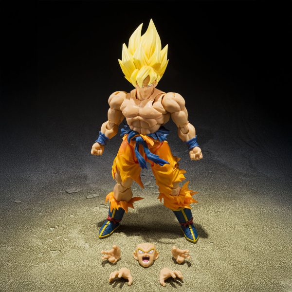 Figura Legendary SUPER SAIYAN SON GOKU DRAGON BALL Z SH FIGUARTS BEST SELECTION - Imagen 4