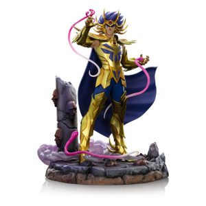 Figura de Saint Seiya Cancer Deathmask en escala 1/10 con una altura de 23 cm, ideal para coleccionistas.