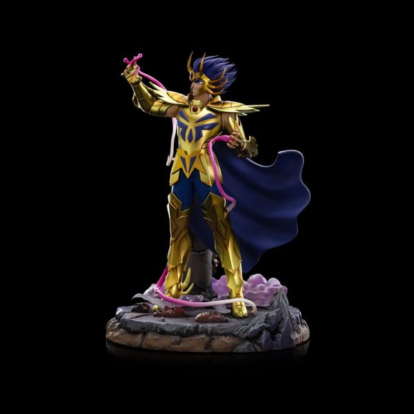 Figura de Saint Seiya Cancer Deathmask en escala 1/10 con una altura de 23 cm, ideal para coleccionistas. - Imagen 3