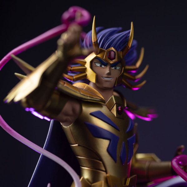 Figura de Saint Seiya Cancer Deathmask en escala 1/10 con una altura de 23 cm, ideal para coleccionistas. - Imagen 8