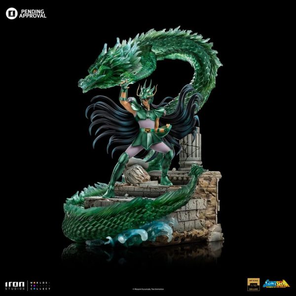 Saint Seiya Estatua 1/10 Deluxe Art Scale Dragon Shiryu 38 cm - Imagen 4
