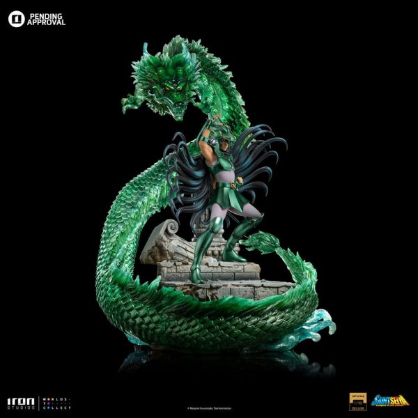 Saint Seiya Estatua 1/10 Deluxe Art Scale Dragon Shiryu 38 cm - Imagen 5