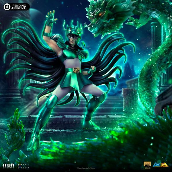 Saint Seiya Estatua 1/10 Deluxe Art Scale Dragon Shiryu 38 cm - Imagen 7