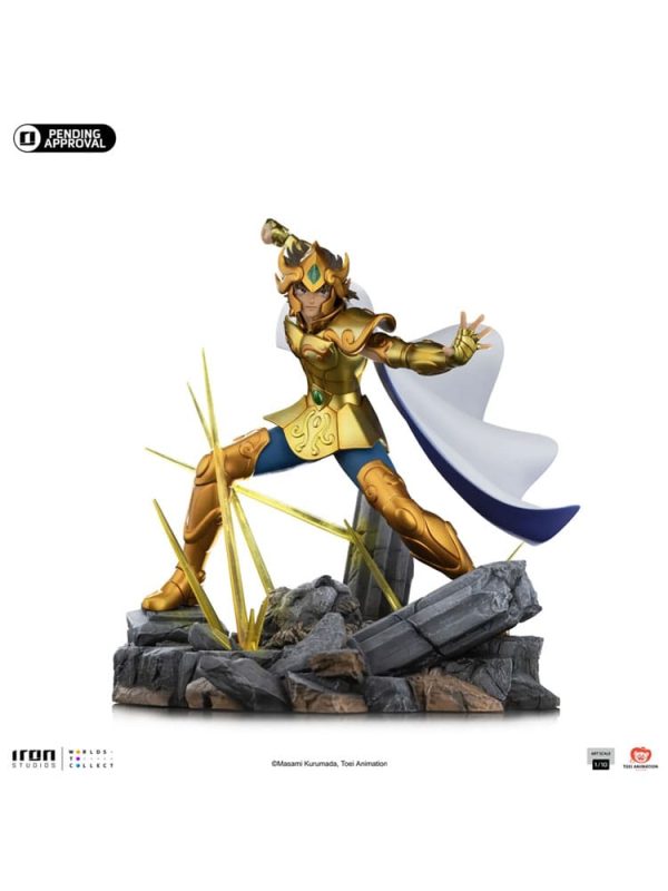 Saint Seiya Estatua 1/10 Art Scale Leo Aiolia 24 cm - Imagen 2