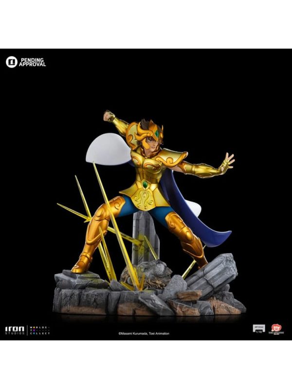 Saint Seiya Estatua 1/10 Art Scale Leo Aiolia 24 cm - Imagen 3