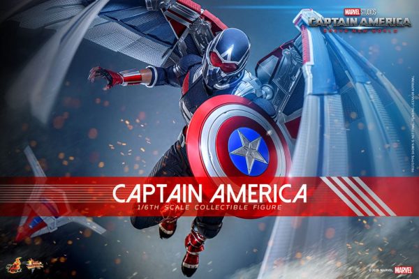 Figura de Capitán América Movie Masterpiece 1/6 de 30 cm - ¡Ideal para coleccionistas! - Imagen 2