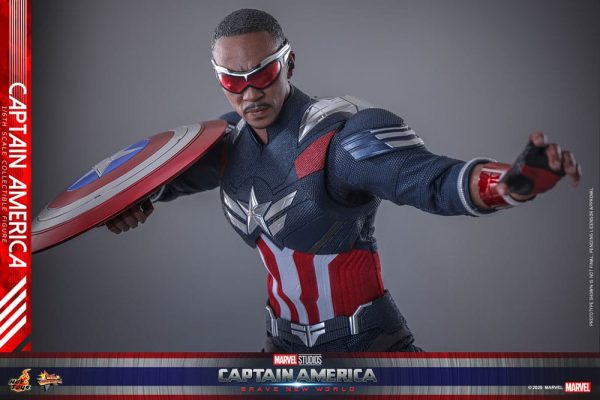 Figura de Capitán América Movie Masterpiece 1/6 de 30 cm - ¡Ideal para coleccionistas! - Imagen 12