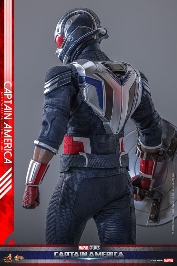 Figura de Capitán América Movie Masterpiece 1/6 de 30 cm - ¡Ideal para coleccionistas! - Imagen 11