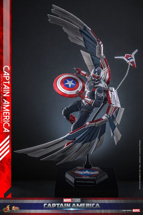 Figura de Capitán América Movie Masterpiece 1/6 de 30 cm - ¡Ideal para coleccionistas! - Imagen 10