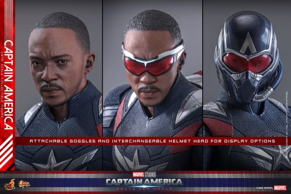 Figura de Capitán América Movie Masterpiece 1/6 de 30 cm - ¡Ideal para coleccionistas! - Imagen 15