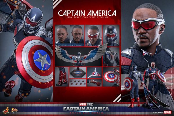 Figura de Capitán América Movie Masterpiece 1/6 de 30 cm - ¡Ideal para coleccionistas! - Imagen 17