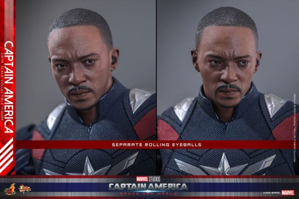 Figura de Capitán América Movie Masterpiece 1/6 de 30 cm - ¡Ideal para coleccionistas! - Imagen 16