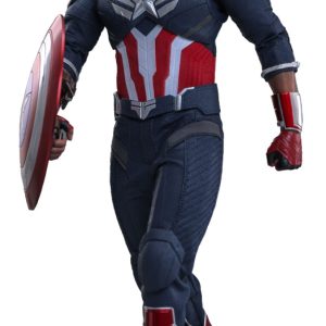 Figura de Capitán América Movie Masterpiece 1/6 de 30 cm - ¡Ideal para coleccionistas!