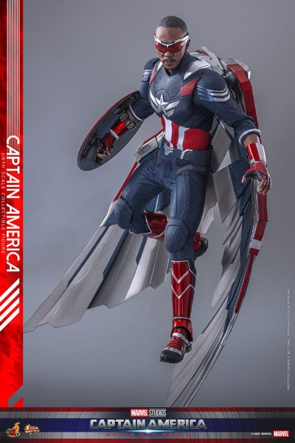 Figura de Capitán América Movie Masterpiece 1/6 de 30 cm - ¡Ideal para coleccionistas! - Imagen 6