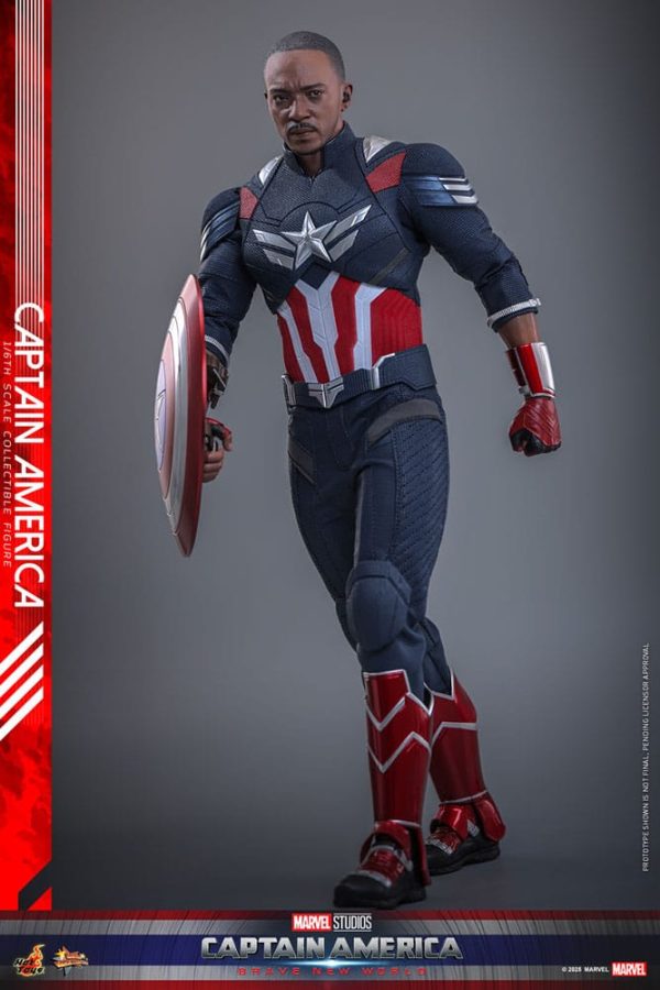 Figura de Capitán América Movie Masterpiece 1/6 de 30 cm - ¡Ideal para coleccionistas! - Imagen 7