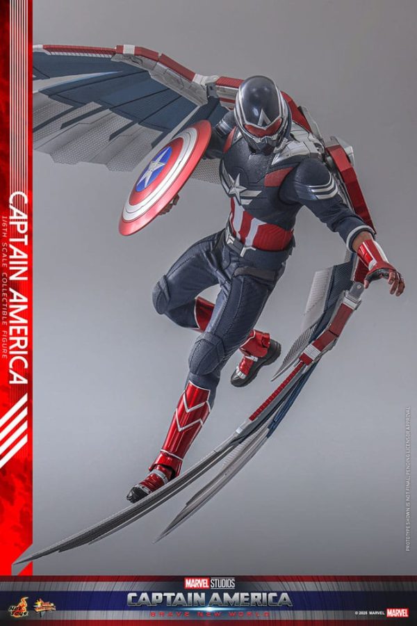 Figura de Capitán América Movie Masterpiece 1/6 de 30 cm - ¡Ideal para coleccionistas! - Imagen 8