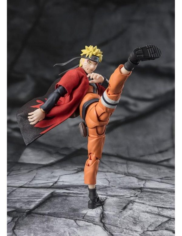 FIGURA TAMASHII NATIONS SH FIGUARTS NARUTO SHIPUDDEN NARUTO UZUMAKI SAGE MODE SAVIOR OF KONOHA - Imagen 2