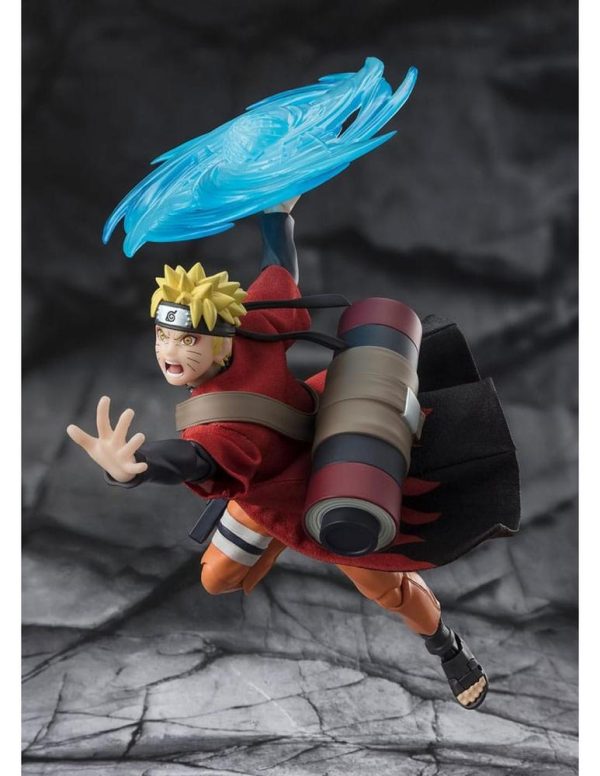 FIGURA TAMASHII NATIONS SH FIGUARTS NARUTO SHIPUDDEN NARUTO UZUMAKI SAGE MODE SAVIOR OF KONOHA - Imagen 7