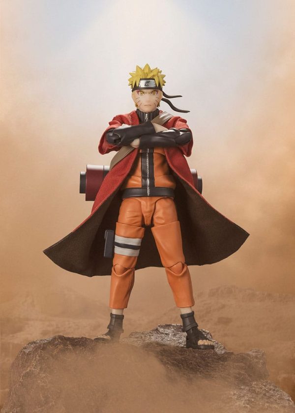 FIGURA TAMASHII NATIONS SH FIGUARTS NARUTO SHIPUDDEN NARUTO UZUMAKI SAGE MODE SAVIOR OF KONOHA