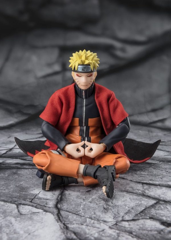 FIGURA TAMASHII NATIONS SH FIGUARTS NARUTO SHIPUDDEN NARUTO UZUMAKI SAGE MODE SAVIOR OF KONOHA - Imagen 6