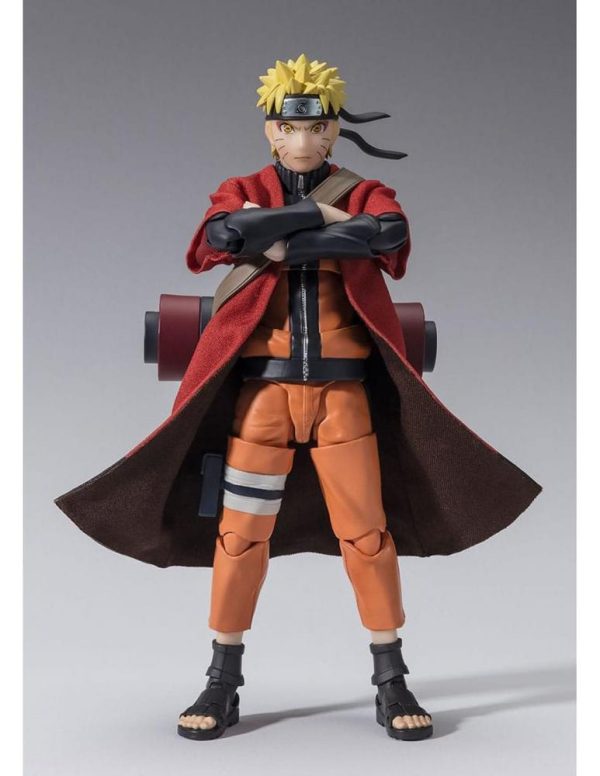 FIGURA TAMASHII NATIONS SH FIGUARTS NARUTO SHIPUDDEN NARUTO UZUMAKI SAGE MODE SAVIOR OF KONOHA - Imagen 3