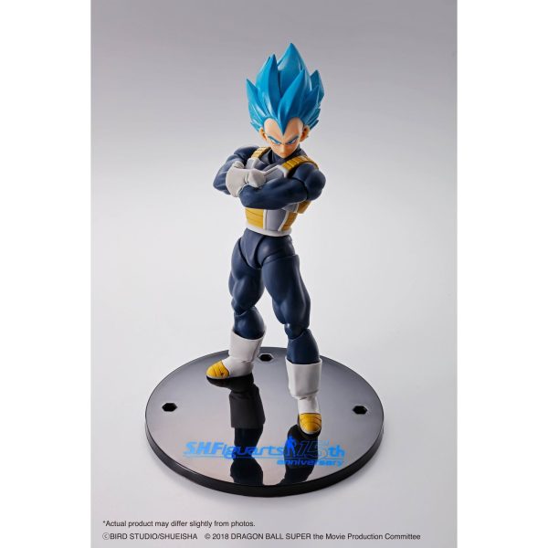 Figura de Vegeta Super Saiyan god sh Figuarts Dragon Ball Super 15th Anniversary - Imagen 2
