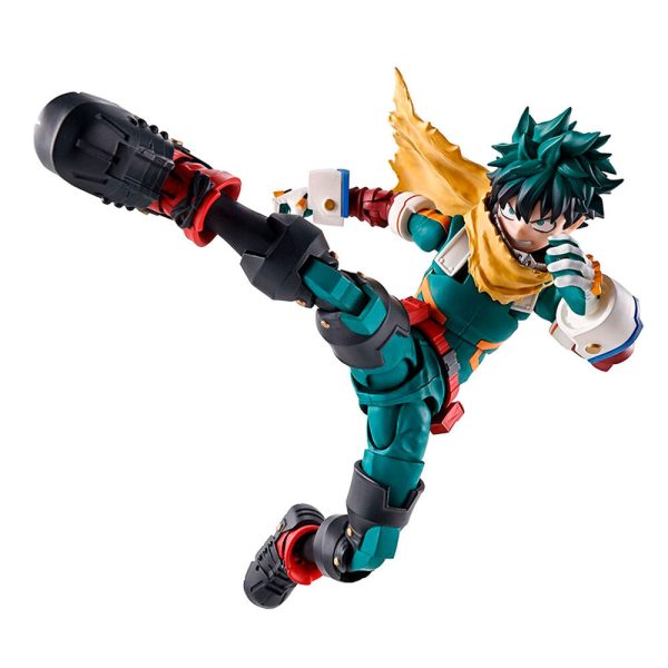 Figura de Izuku Midoriya de My Hero Academia en tamaño de 14 cm de la línea S.H.Figuarts. - Imagen 2