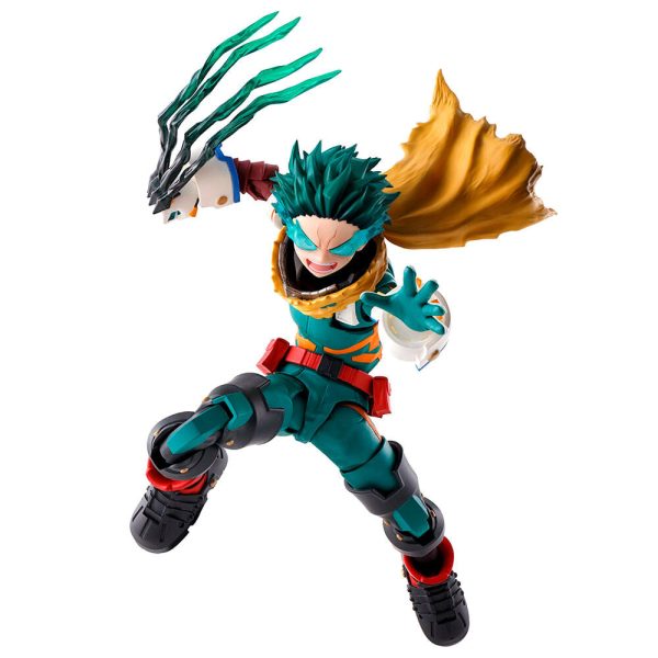 Figura de Izuku Midoriya de My Hero Academia en tamaño de 14 cm de la línea S.H.Figuarts. - Imagen 4