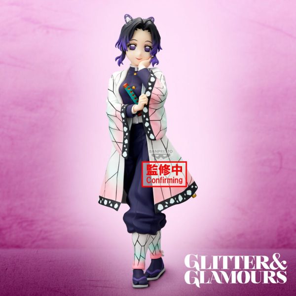 Figura Shinobu Kocho de Demon Slayer Kimetsu no Yaiba con brillo y glamour de 22cm - ¡Impresiona con estilo! - Imagen 2