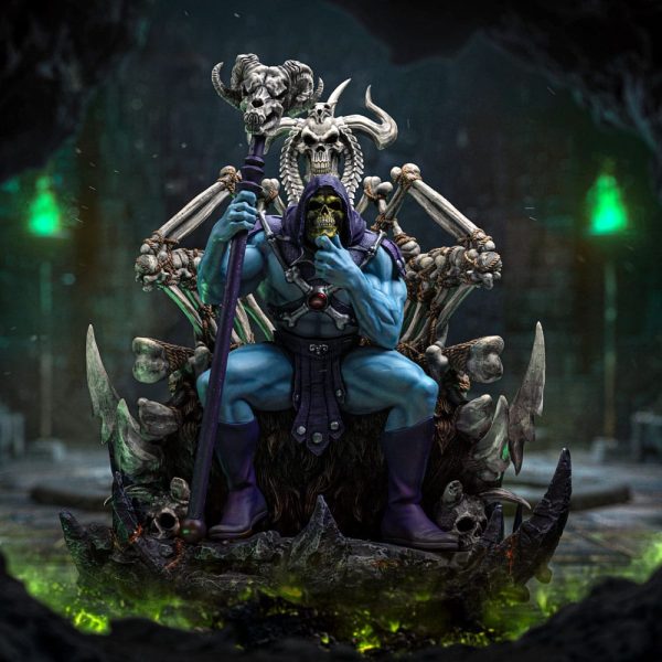 Figura Masters of the Universe Estatua Legacy Prime Scale 1/3 Skeletor 10th Anniversary Ver. 67 cm - Imagen 3