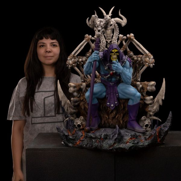 Figura Masters of the Universe Estatua Legacy Prime Scale 1/3 Skeletor 10th Anniversary Ver. 67 cm - Imagen 7