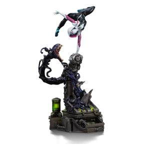 Estatua de Spider-Man vs Villanos 1/10 Art Scale Ghost Spider Diorama de 34 cm