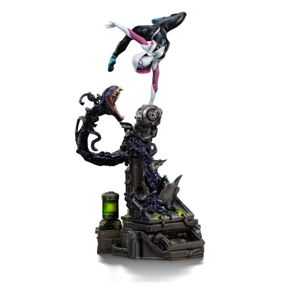 Estatua de Spider-Man vs Villanos 1/10 Art Scale Ghost Spider Diorama de 34 cm