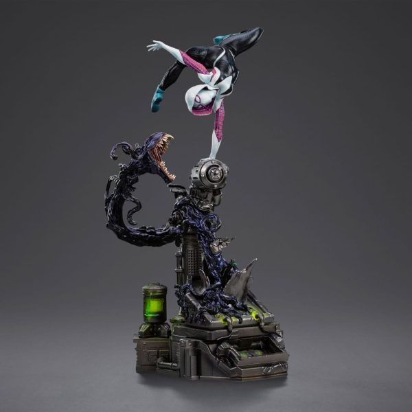 Estatua de Spider-Man vs Villanos 1/10 Art Scale Ghost Spider Diorama de 34 cm - Imagen 2