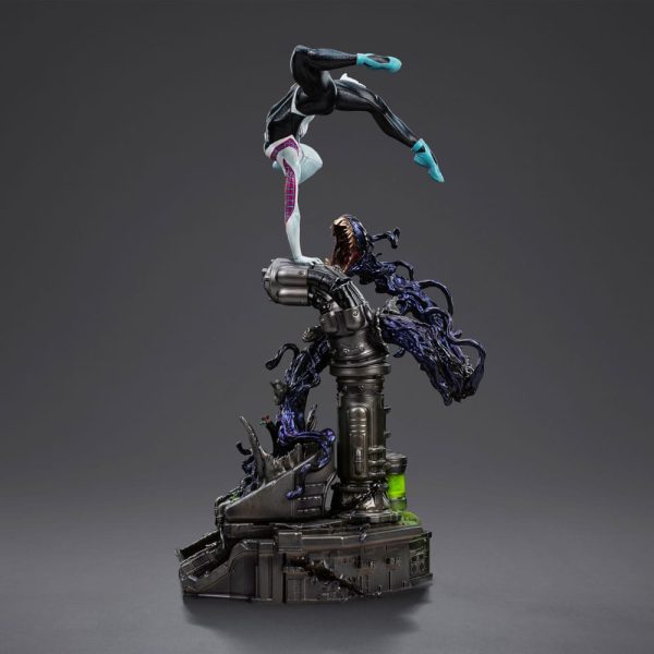 Estatua de Spider-Man vs Villanos 1/10 Art Scale Ghost Spider Diorama de 34 cm - Imagen 3