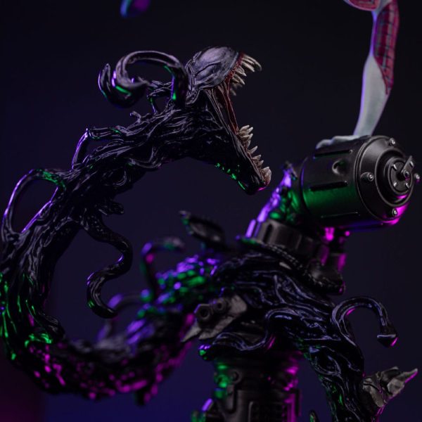 Estatua de Spider-Man vs Villanos 1/10 Art Scale Ghost Spider Diorama de 34 cm - Imagen 5