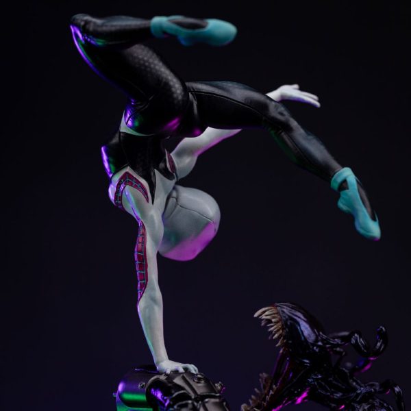 Estatua de Spider-Man vs Villanos 1/10 Art Scale Ghost Spider Diorama de 34 cm - Imagen 6