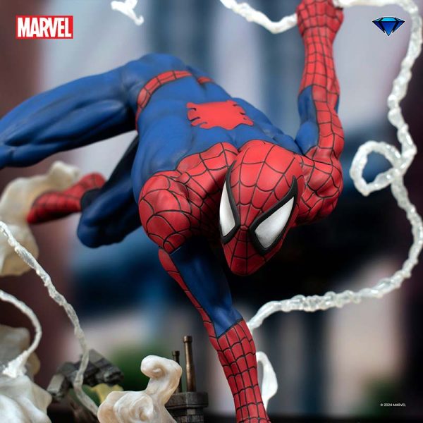 FIGURA SPIDER-MAN 90S STATUE MARVEL COMICS MILESTONES 1/6 - Imagen 2