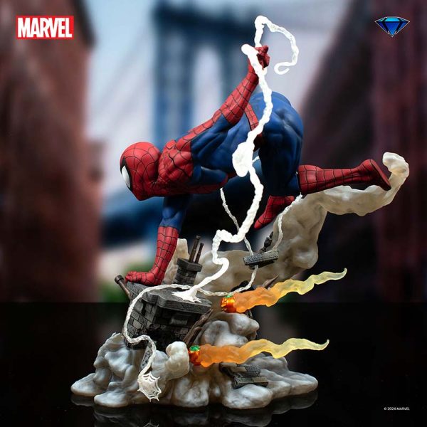 FIGURA SPIDER-MAN 90S STATUE MARVEL COMICS MILESTONES 1/6 - Imagen 3