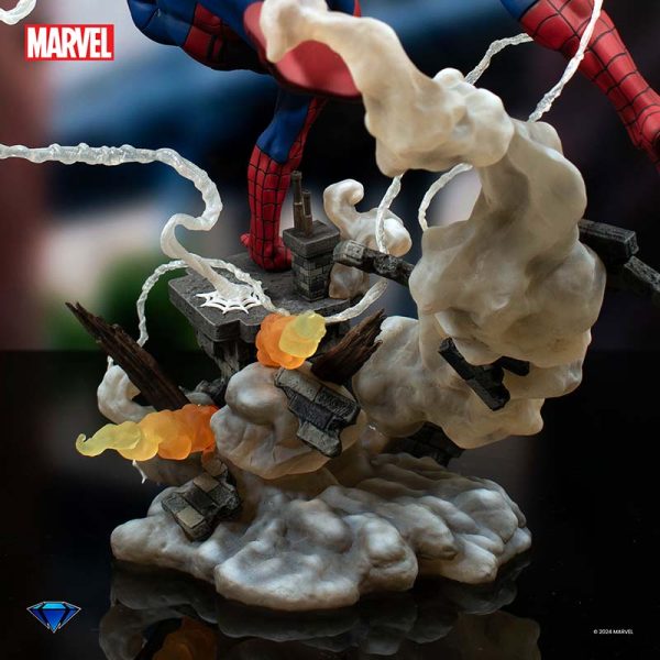 FIGURA SPIDER-MAN 90S STATUE MARVEL COMICS MILESTONES 1/6 - Imagen 5