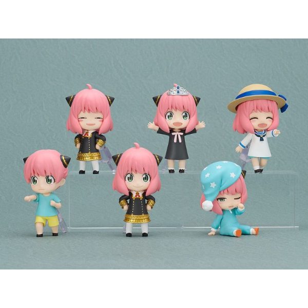 Pack de 6 figuras sorpresa de Anya Forger de 7 cm de Spy x Family Nendoroid