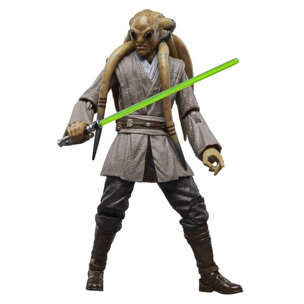 Figura Star Wars de Kit Fisto de La Venganza de los Sith - Tamaño 15cm - Imagen 4