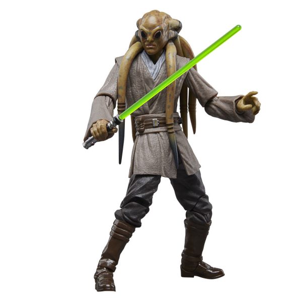 Figura Star Wars de Kit Fisto de La Venganza de los Sith - Tamaño 15cm - Imagen 5