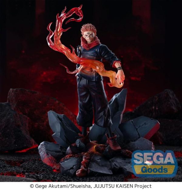 FIGURA SUKUNA FUGA JUJUTSU KAISEN LUMINASTA  23CM