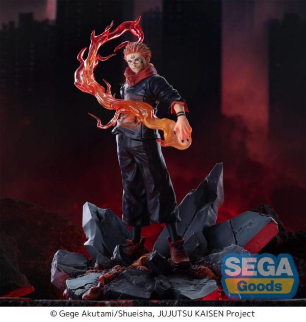 FIGURA SUKUNA FUGA JUJUTSU KAISEN LUMINASTA  23CM - Imagen 3