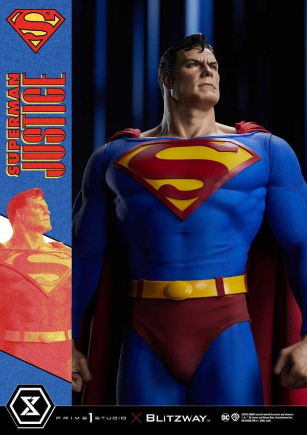 Estatua Premium de Superman de DC Comics en la Serie Masterline 1/4 - ¡Justicia de los cómics en 57 cm! - Imagen 3