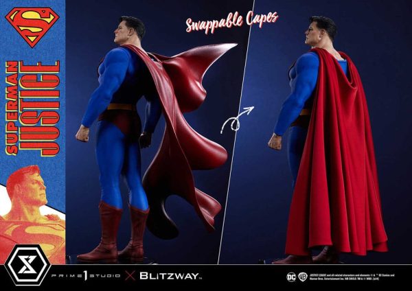 Estatua Premium de Superman de DC Comics en la Serie Masterline 1/4 - ¡Justicia de los cómics en 57 cm! - Imagen 5