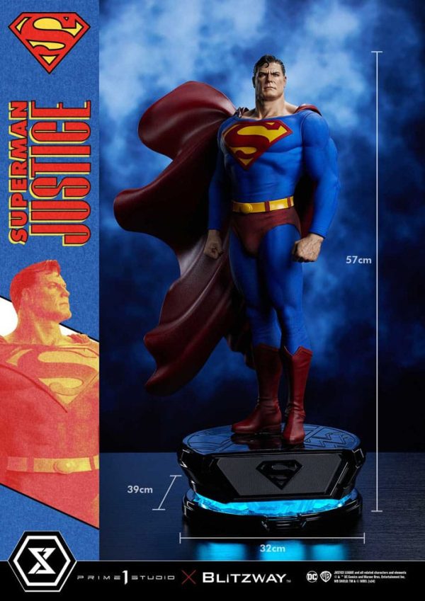 Estatua Premium de Superman de DC Comics en la Serie Masterline 1/4 - ¡Justicia de los cómics en 57 cm! - Imagen 6