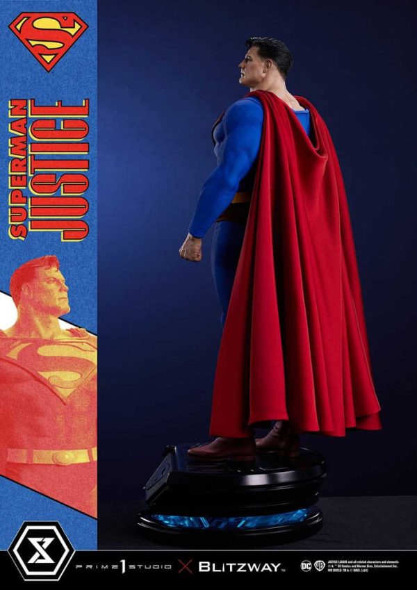Estatua Premium de Superman de DC Comics en la Serie Masterline 1/4 - ¡Justicia de los cómics en 57 cm! - Imagen 7